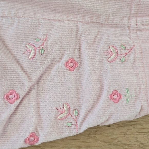 Vintage Light Pink Courdory Embroidered Baby Overalls - Picture 5 of 5